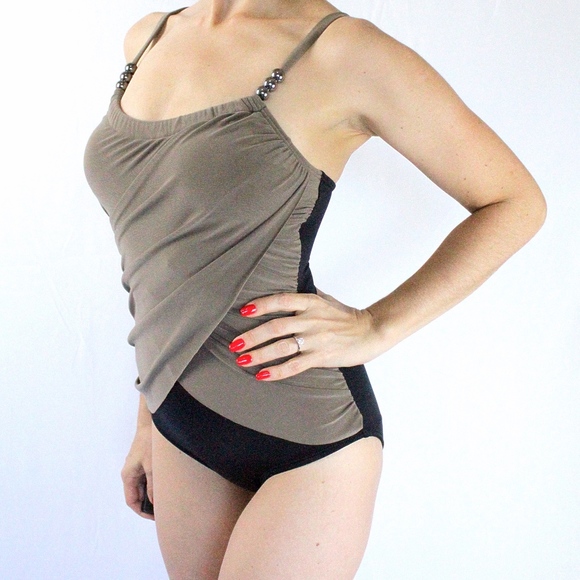 VENUS Other - VENUS Slimming Draped One-Piece Swimwear NWOT